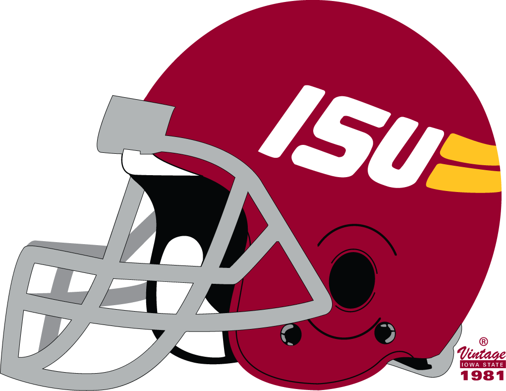 Iowa State Cyclones 1981-1983 Helmet Logo diy iron on heat transfer